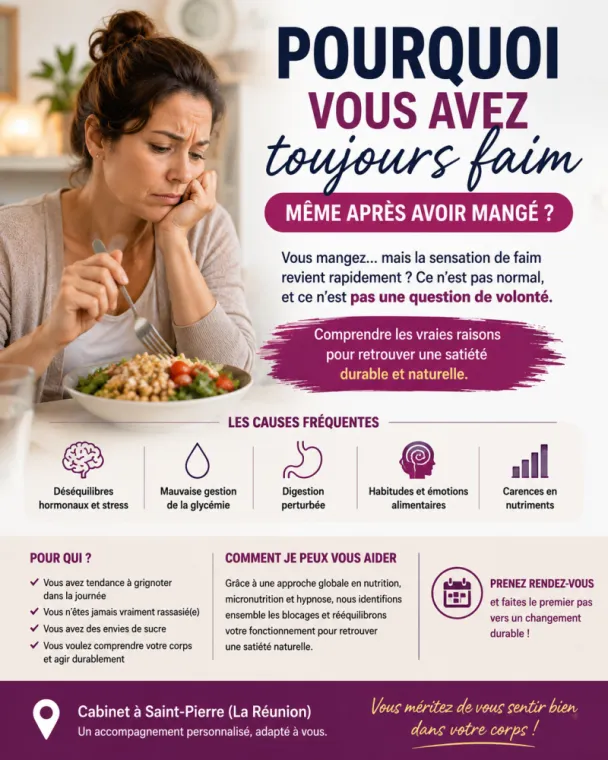 pourquoi vous avez toujours faim 974, St Pierre