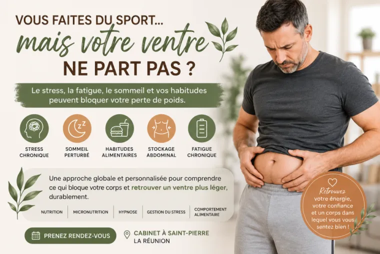 perdre du ventre chez les hommes St Pierre 974
